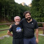 Il regista Caruso e Berrino - Foto p.g.c. Obiettivo Cinema s.a.s.